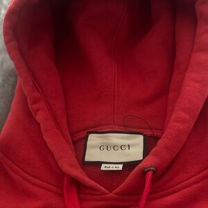 Gucci Vibrant Red Hoodie